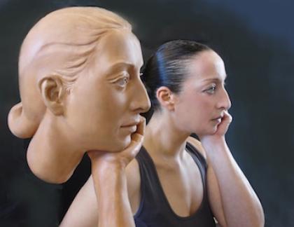 Ritratto R Ritratto R., scultura di Simona Ragazzi.
