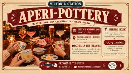Aperitivo, ceramica, Victoria Station